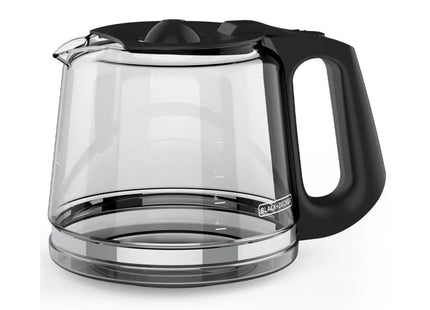 BLACK+DECKER CM0021-0BDLA Cafetera 12 Tazas Negro Mate 900 W con Tecnología Vortex