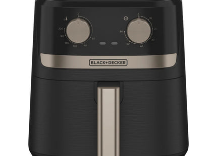 Black + Decker freidora de aire con perillas gris - AFBD42-3BDLA