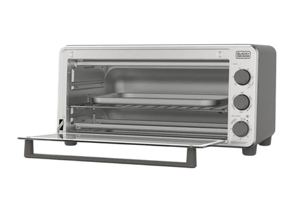 Black + Decker horno tostador 15 lts extra ancho color gris - TO8230-0GDLA