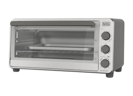 Black + Decker horno tostador 15 lts extra ancho color gris - TO8230-0GDLA