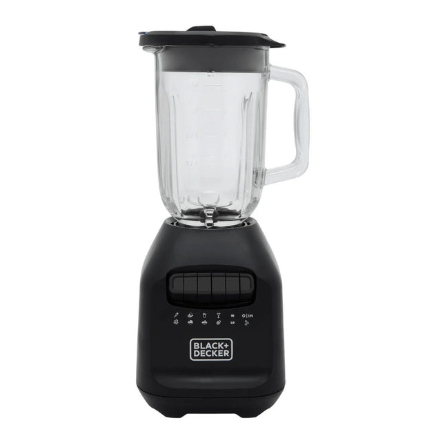 Black + Decker licuadora ice crush 1.5 lts jarra de vidrio negra - BL2209GBB-LA