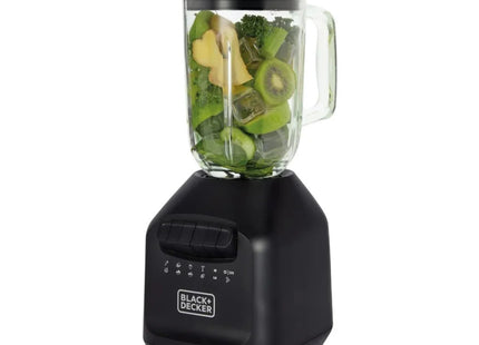 Black + Decker licuadora ice crush 1.5 lts jarra de vidrio negra - BL2209GBB-LA
