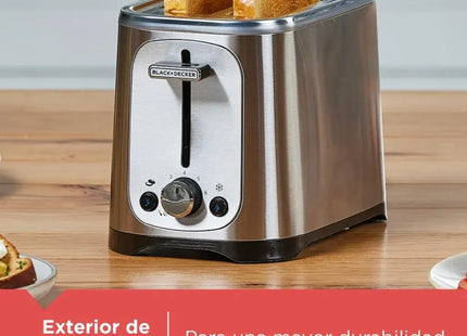 Black+Decker Tostador 2 Rebanadas 750W, TR1227-0SDLA