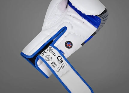 RDX Guantes de Boxeo Entrenamiento Blanco/Azul, F7 Ego