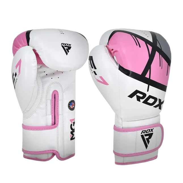 RDX Guantes de Boxeo Ego Rosado 10oz, F7
