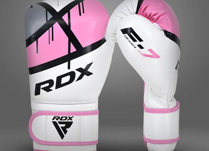 RDX Guantes de Boxeo Ego Rosado 10oz, F7