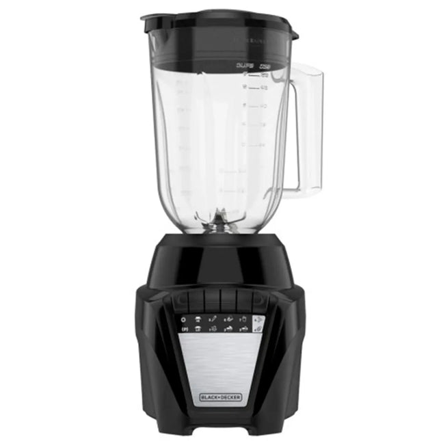 Licuadora Black+Decker BL0877‑1BDLA Ice Crush | 700 W | 8 Velocidades + Pulso | Jarra Plástico 1.65 L | Acero Inoxidable | Negra