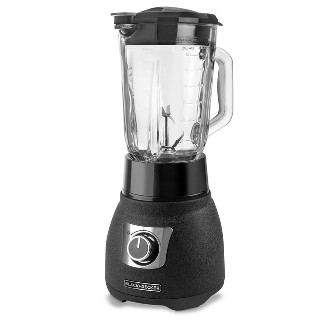 Licuadora Black+Decker BL1670S Cyclone | 1000 W | 2 Velocidades + Pulso | Jarra Vidrio 1.5 L | 8 Cuchillas Acero Inoxidable | Negra