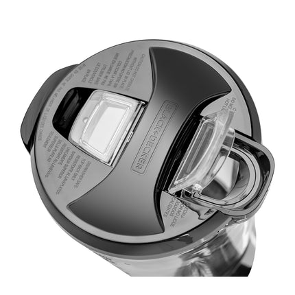 Licuadora Black+Decker BL1670S Cyclone | 1000 W | 2 Velocidades + Pulso | Jarra Vidrio 1.5 L | 8 Cuchillas Acero Inoxidable | Negra