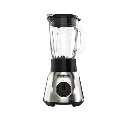 Licuadora Black+Decker Tricuadora BL1686‑0SDLA | 800 W | 2 Velocidades + Pulso | Jarra Vidrio 1.5 L | Vaso Personal 500 ml | Acople Metal