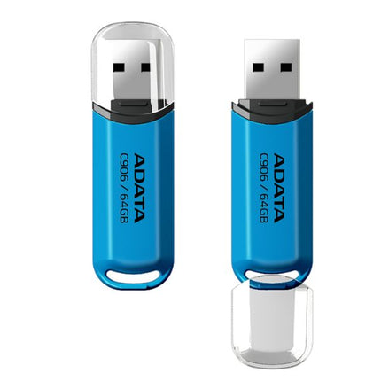 Memoria USB ADATA C906 | 64GB | USB 2.0 | Azul | AC906-64G-RWB