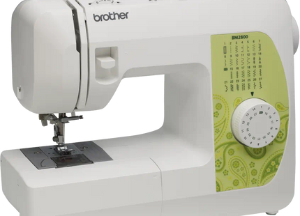 Brother BM2800 Máquina de Coser Mecánica con 27 Puntadas, 63 Funciones y Ojal Automático