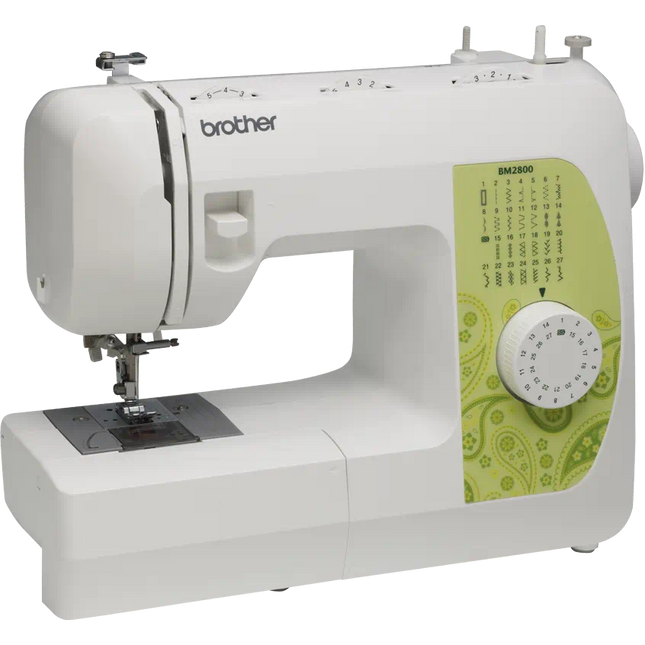 Brother BM2800 Máquina de Coser Mecánica con 27 Puntadas, 63 Funciones y Ojal Automático