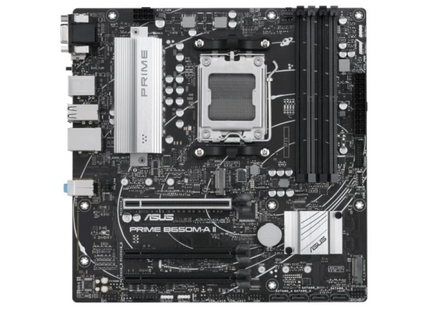 Tarjeta Madre ASUS PRIME B650M-A II | AM5 | DDR5 | PCIe 4.0 | USB 3.2 | Micro-ATX