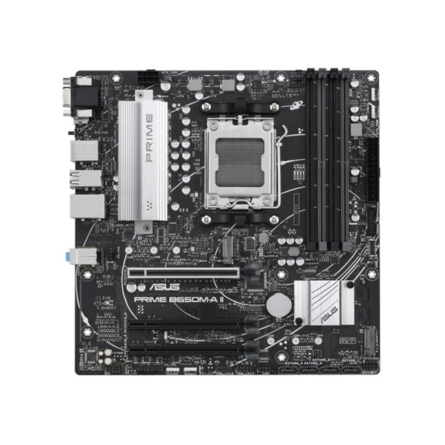 Tarjeta Madre ASUS PRIME B650M-A II | AM5 | DDR5 | PCIe 4.0 | USB 3.2 | Micro-ATX