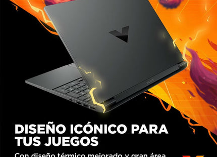 Touchpad y reposamuñecas HP Victus 15 con acabado gaming