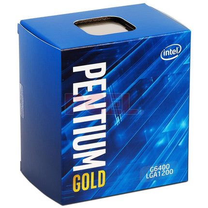 Procesador Intel Pentium Gold G6400 | 10ª Gen | 4.0 GHz | 2 Núcleos | 4MB Caché | LGA 1200
