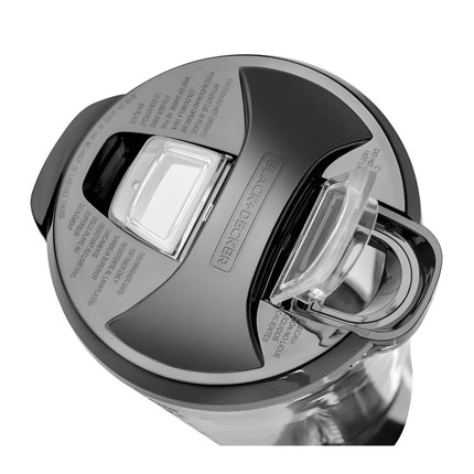 Licuadora Black+Decker BL1650S Cyclone | 750 W | 2 Velocidades + Pulso | Jarra Vidrio 1.5 L + Vaso Plástico 500 ml | Acero Inoxidable