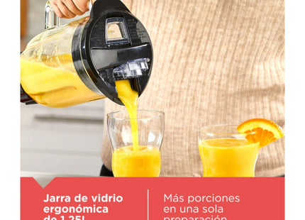 Licuadora Black + Decker BL0876-2RDLA | 1.25L | 700W | 8 Velocidades | Cuchillas de Acero InoxidableRDLA