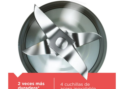 Licuadora Black+Decker Acero Inoxidable BL0876-2SDLA | 700W | 8 Velocidades + Pulso | Jarra de Vidrio 1.25L