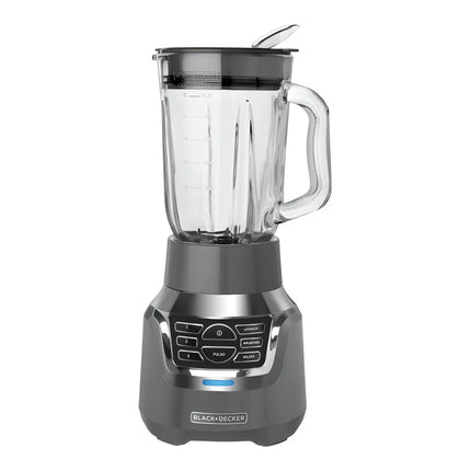 Licuadora Digital Black+Decker BL1350G | 900 W | 3 Velocidades + Pulso + 3 Funciones | Jarra Vidrio 1.5 L | Vaso Personal 500 ml | Filtro Infusor