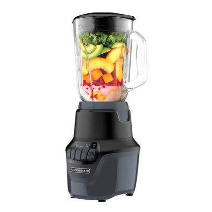 Licuadora Black+Decker Helix BL1600BG‑LA | 800 W | 4 Velocidades + Pulso | Jarra Vidrio 1.5 L | Acero Inoxidable
