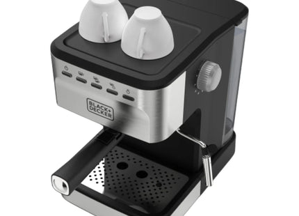 Cafetera Espresso Black + Decker EM0312-0SDLA | 20 Bar | Semiautomática