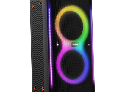 Parlante RGB Moonki Bossa Max Bluetooth | 2.0 Estéreo | 60W RMS | Luces LED | Batería Recargable