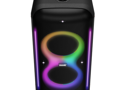 Parlante RGB Moonki Bossa Max Bluetooth | 2.0 Estéreo | 60W RMS | Luces LED | Batería Recargable