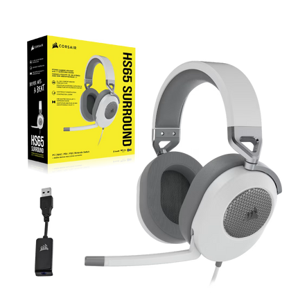 Headset Gaming Corsair HS65 Surround | Alámbrico | 3.5mm | USB