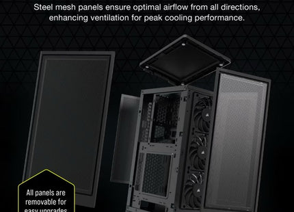 Case Gaming Corsair 2000D Airflow | Mini-ITX | Negro