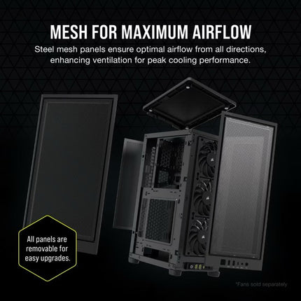 Case Gaming Corsair 2000D Airflow | Mini-ITX | Negro