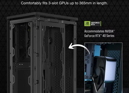 Case Gaming Corsair 2000D Airflow | Mini-ITX | Negro