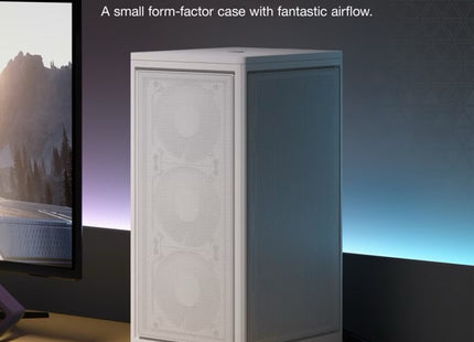Case Gaming Corsair 2000D Airflow | Mini-ITX | Blanco | CC-9011245-WW