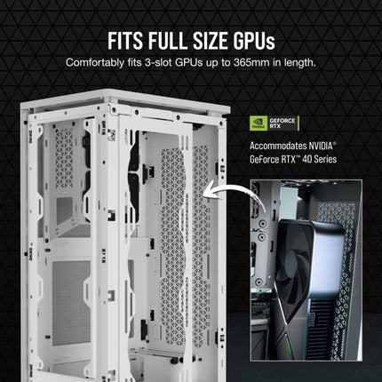 Case Gaming Corsair 2000D Airflow | Mini-ITX | Blanco | CC-9011245-WW