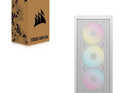 Case Gaming Corsair 2000D RGB Airflow | Mini-ITX | Blanco | CC-9011247-WW