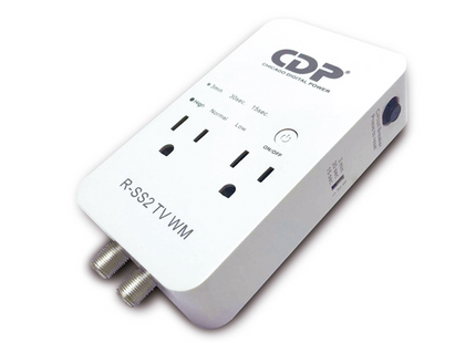 CDP supresor de picos para electrodomesticos para tv-audio y video/ 1800w/15amp  R SS2TV