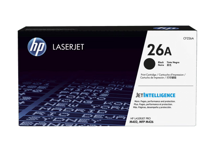 Cartucho Tóner HP 26A Negro, CF226A