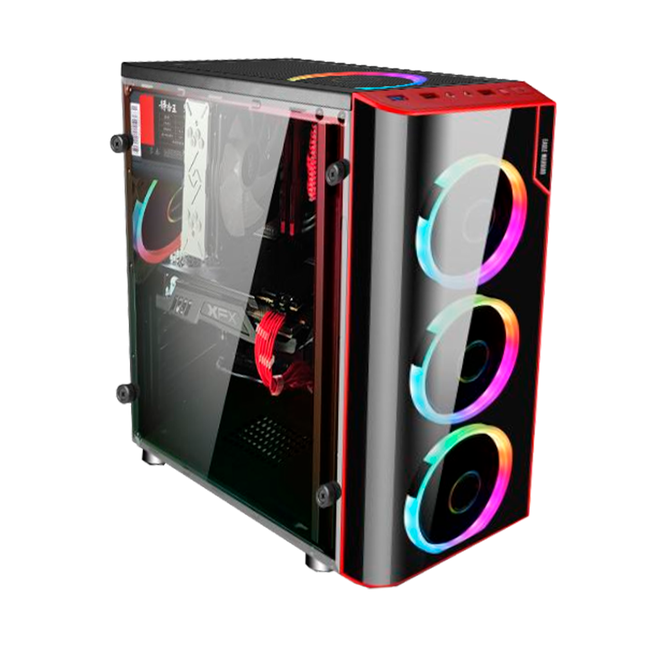 Eagle Warrior case gaming RGB CG06Z3RA001C vista frontal