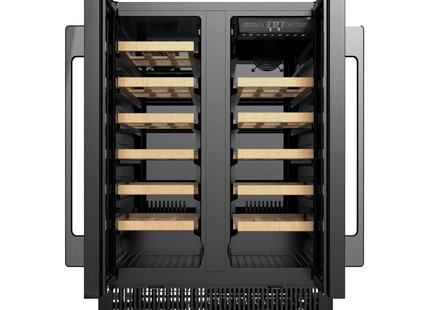 Vinera CHIQ CQRW40Y1AMD1B7V | 40 Botellas | 4.2 cu ft | Doble Zona | Enfriamiento por Ventilador