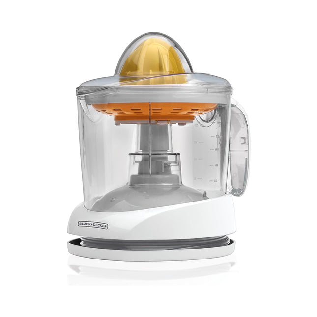 Exprimidor de Cítricos Black+Decker CJ625-LA | 1 L | 30 W | Ajuste de Pulpa | Blanco