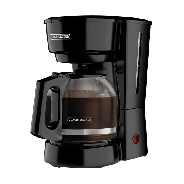 Cafetera Black+Decker CM0916B | 12 Tazas | Vortex™ | Filtro Permanente | Keep‑Warm