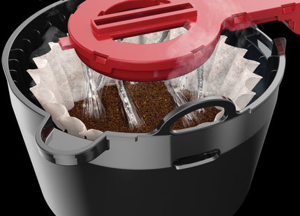 Cafetera Black+Decker CM4200S‑LA | 12 Tazas | Digital Programable 24 h | Vortex™ | Acero Inoxidable