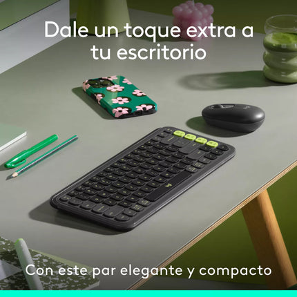 Teclado y Mouse Logitech POP Combo | Inalámbrico | Bluetooth