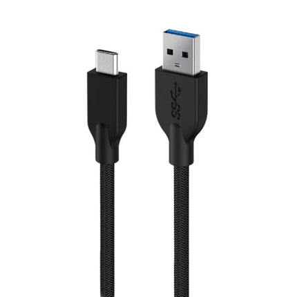 Cable Genius USB-A a USB-C ACC-A2CC-3A | 1 Metro | Carga Rápida | Compatible con Dispositivos USB-C | Negro