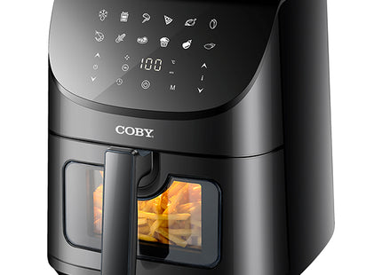 Coby CrispPro Advanced CY-AIRF-8LDH-DG-BK-W Freidora de Aire Digital 8 L 1700 W