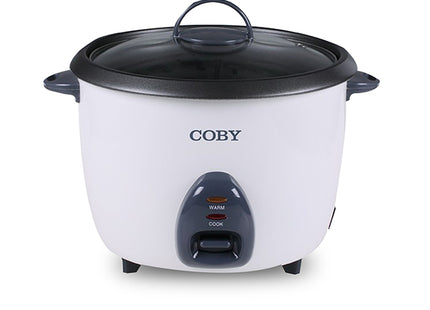 COBY Olla Arrocera 1.0L blanca CY3323-RC1A vista frontal