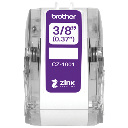 Rollo cinta etiqueta Brother CZ1001 color 9mm empaque original