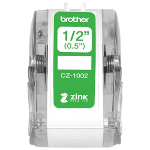 Rollo cinta etiqueta Brother CZ-1002 color 12mm original para impresora VC-500W