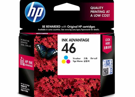 Cartucho Tinta HP 46 Tricolor, CZ638AL